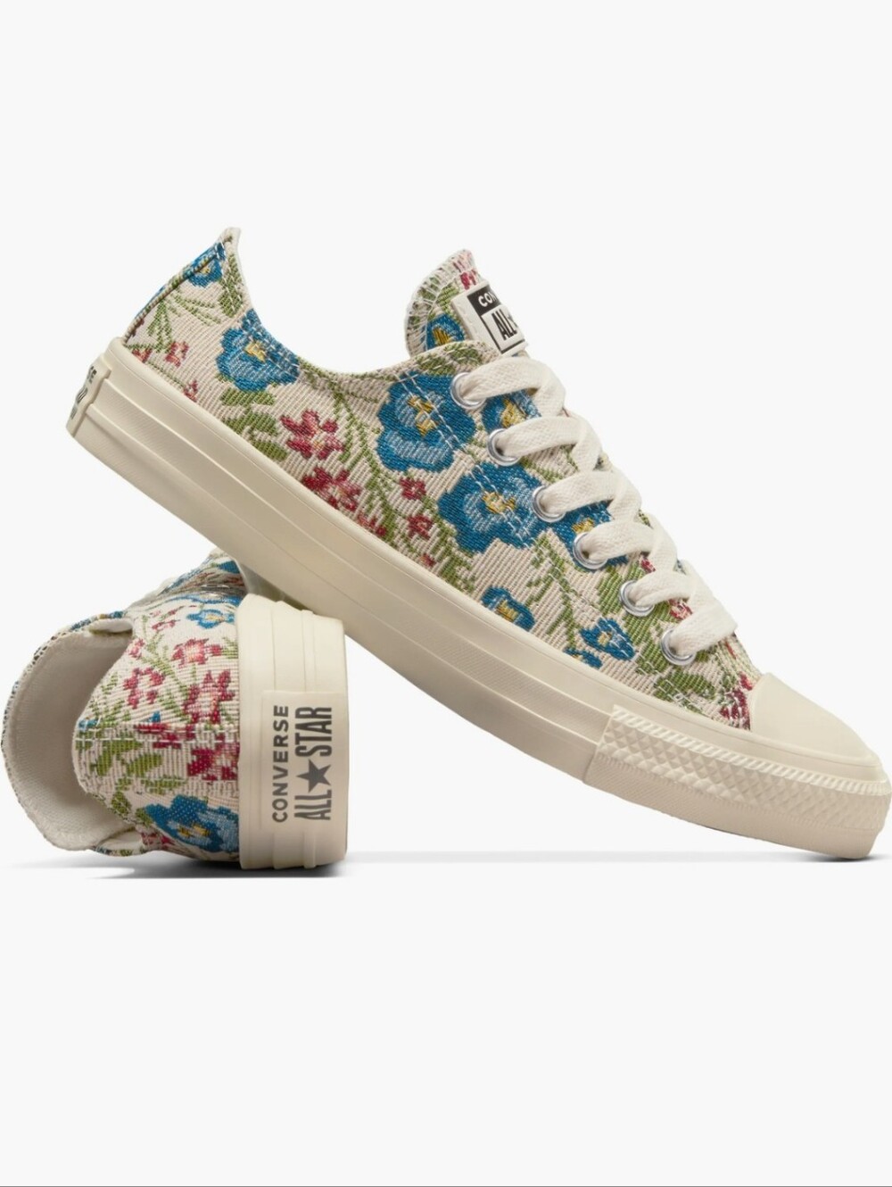 COVERSE Women's Chuck Taylor Allstar Low Floral Tapestry 70s Oxford New Size 9.5